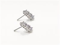 Orecchini Vidali Gioielli Donna in Oro bianco Zircone OROR-19-34 - OROR-19-34